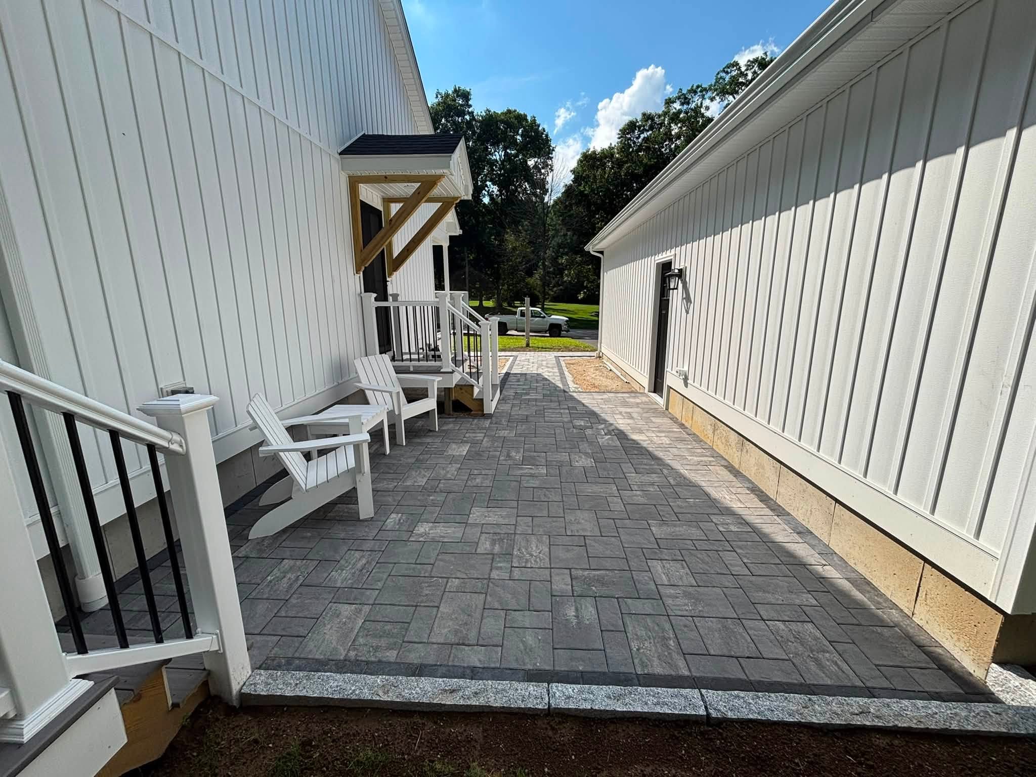 Finished walkway — Charlton, MA
